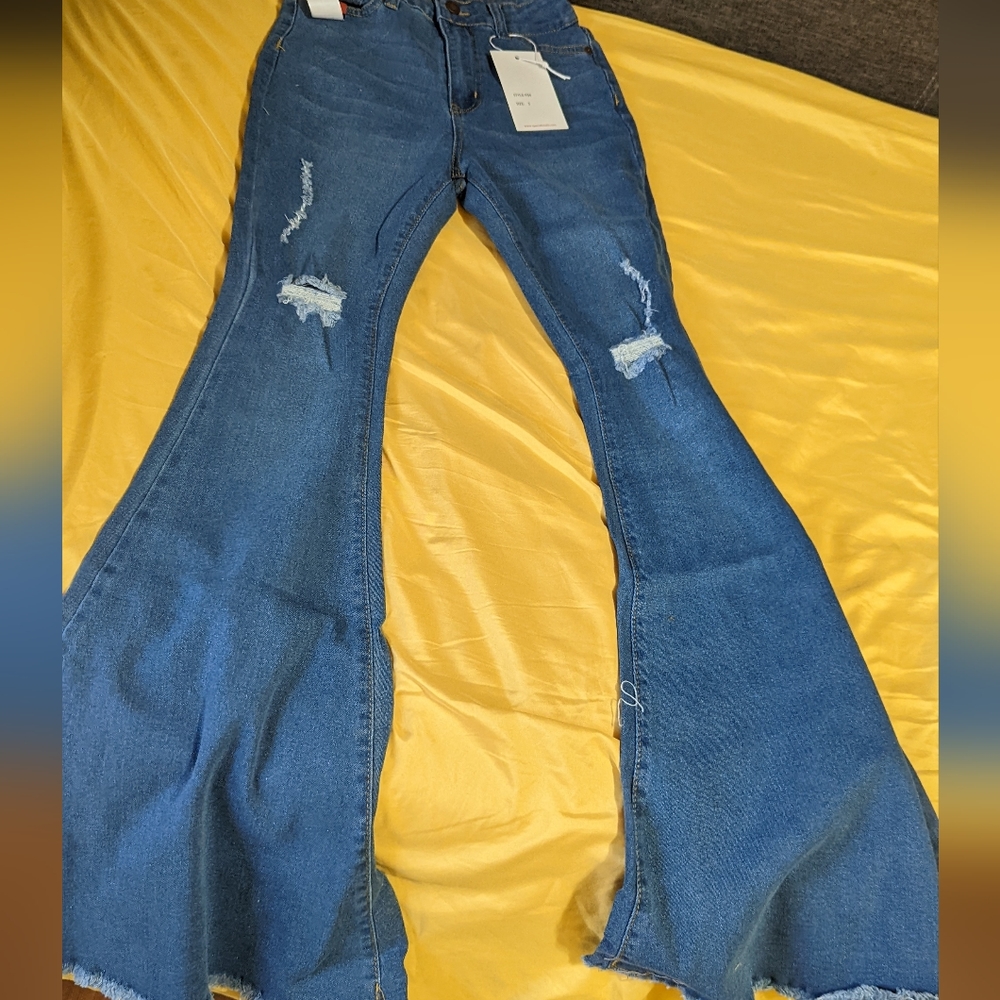 Bell bottom jeans